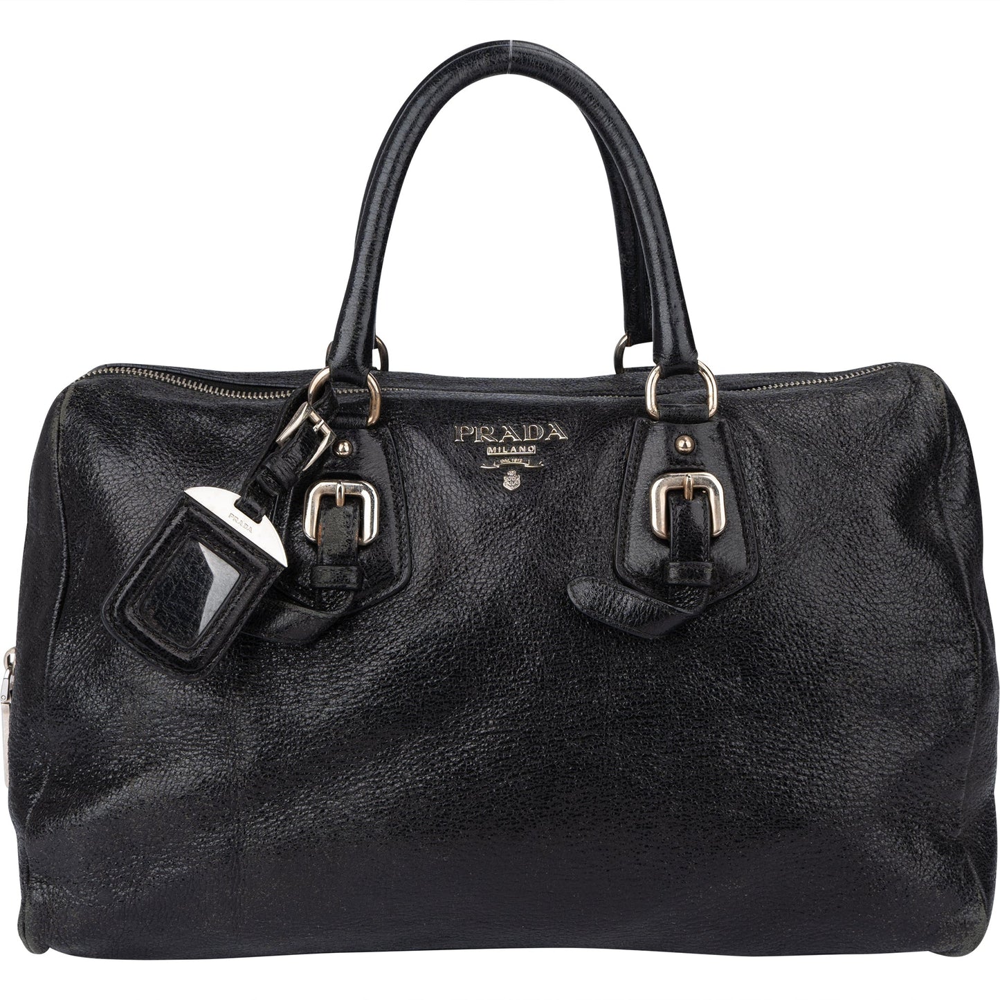 Prada Shimering Leather City Handbag