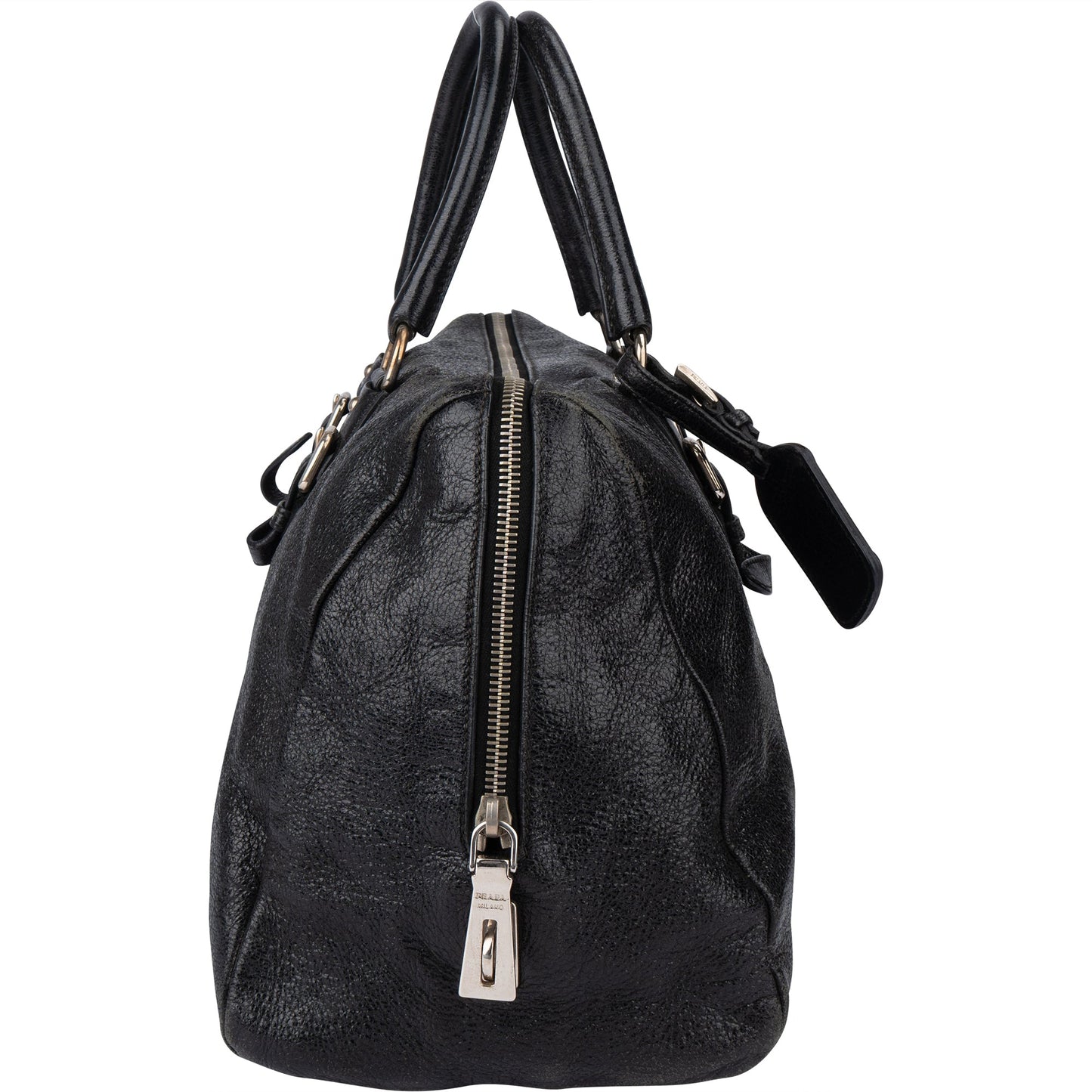 Prada Shimering Leather City Handbag