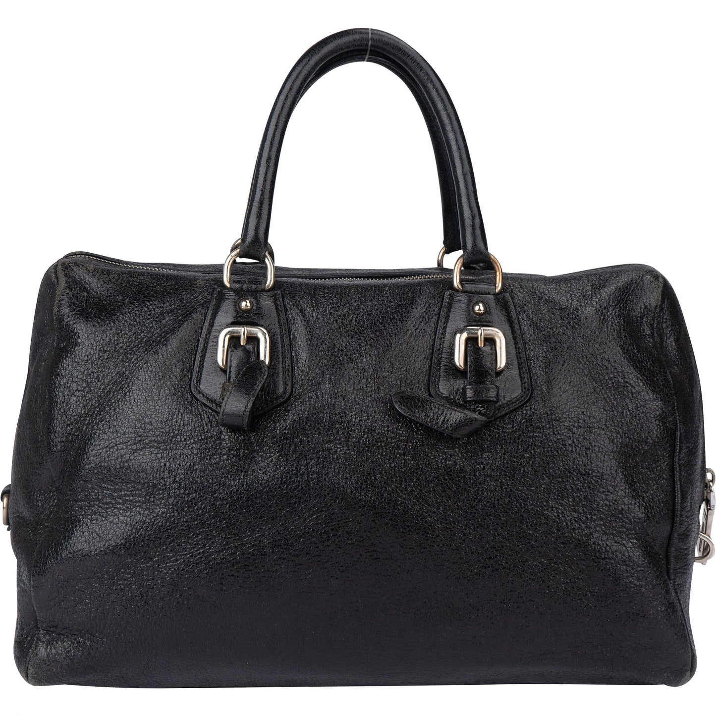 Prada Shimering Leather City Handbag