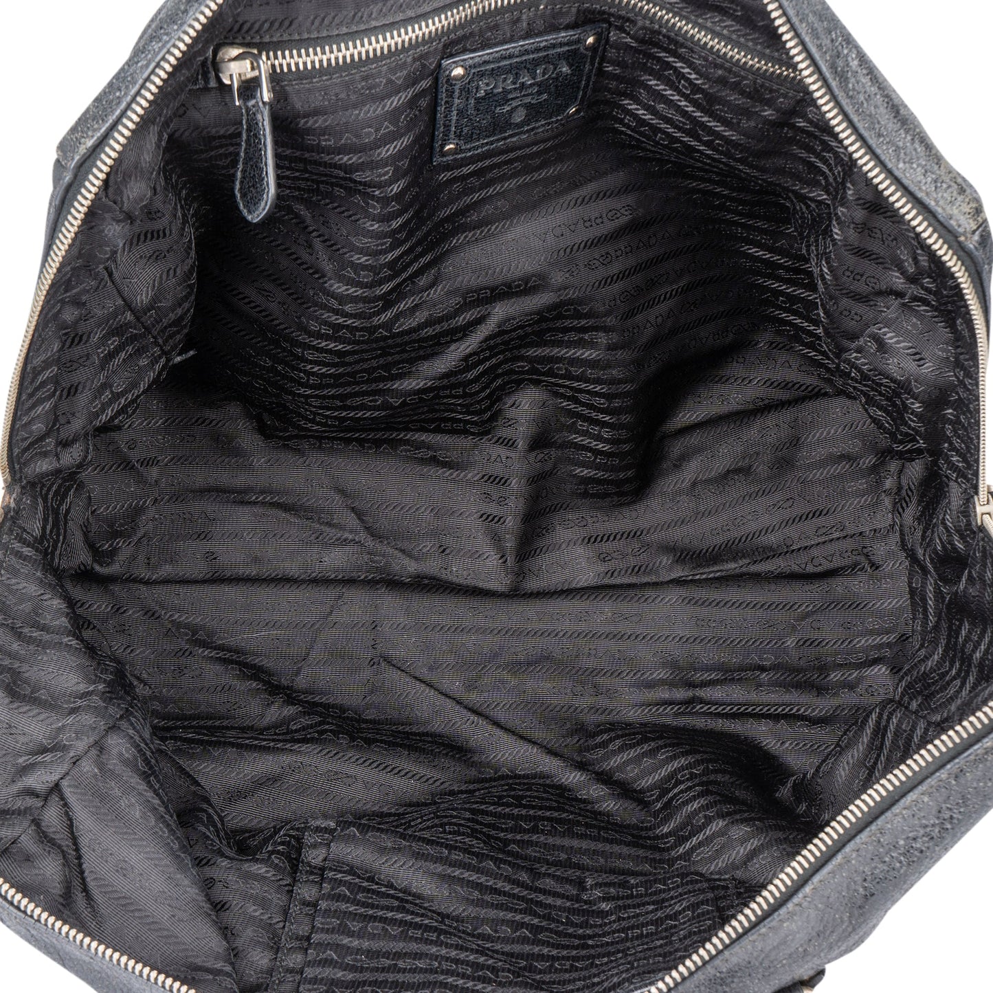 Prada Shimering Leather City Handbag
