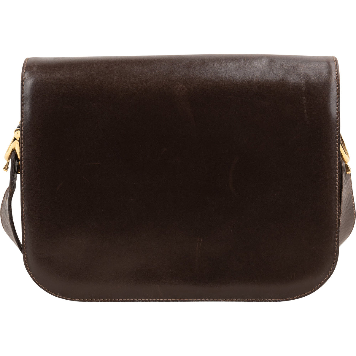 Celine Boxcalf Leather Horse Carriage Shoulder Bag