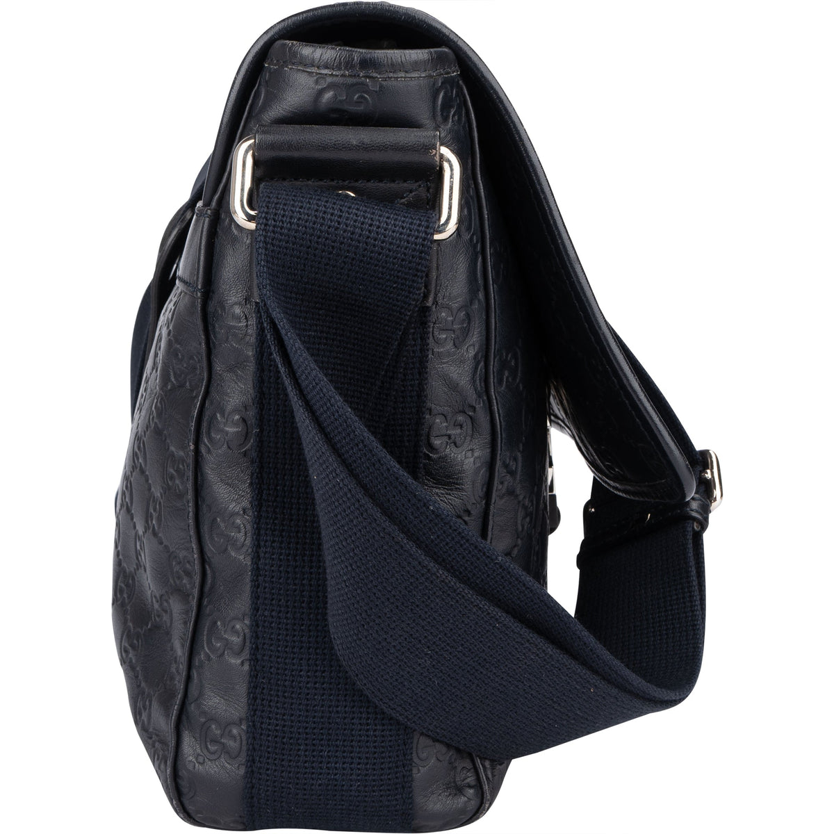 Gucci GG Leather Monogram Sherry Business Messenger Bag