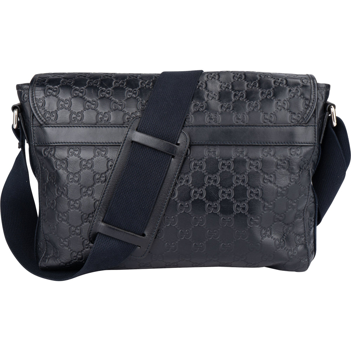 Gucci GG Leather Monogram Sherry Business Messenger Bag