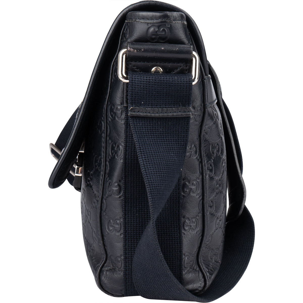 Gucci GG Leather Monogram Sherry Business Messenger Bag