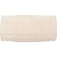 Chanel White Christmas Gold Tone Glitter Deauville Handbag