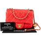 Chanel Quilted Lambskin Single Flap Crossbody Bag