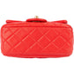 Chanel Quilted Lambskin Single Flap Crossbody Bag