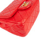 Chanel Quilted Lambskin Single Flap Crossbody Bag