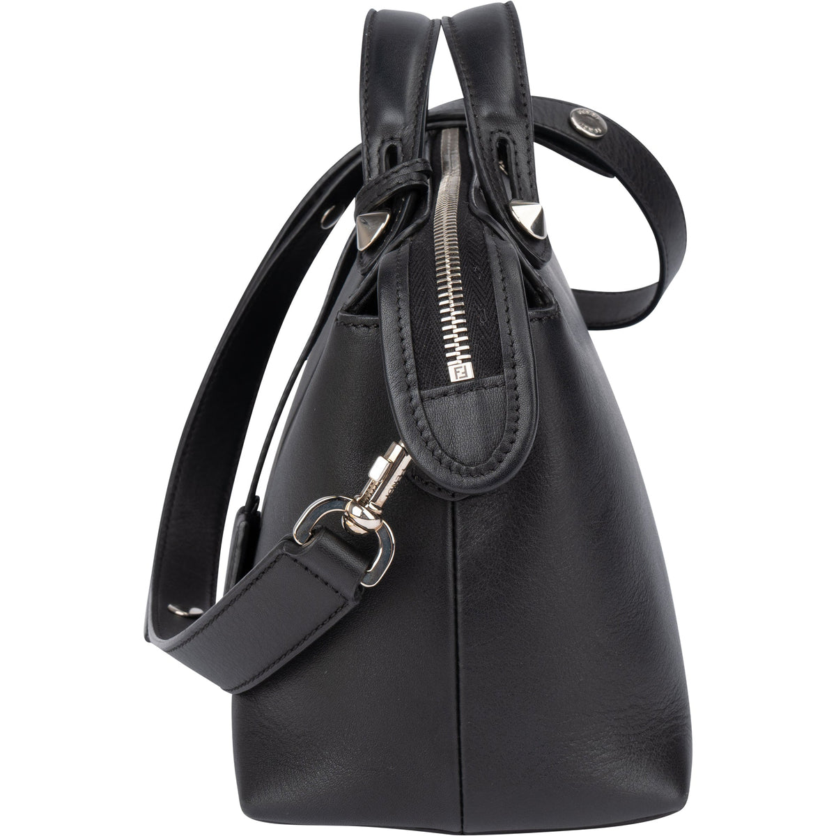 Fendi Black Leather By The Way Handbag