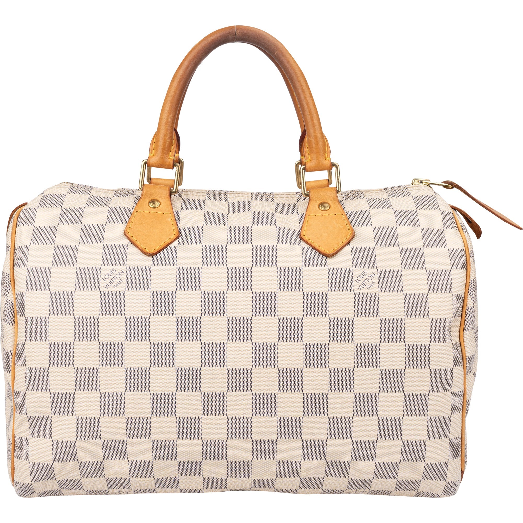 Louis Vuitton Damier Azur Monogram Speedy 30 Handbag