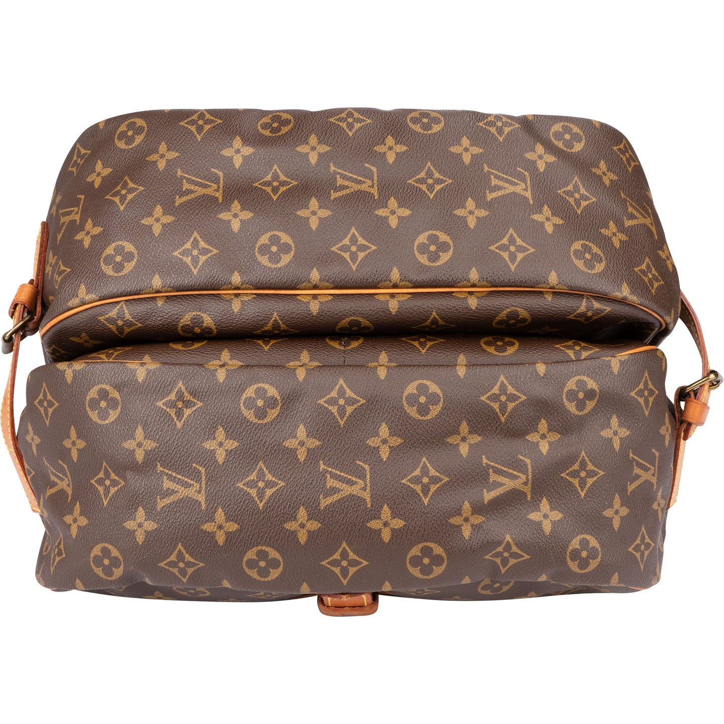 Louis Vuitton Canvas Monogram Saumur 35 Crossbody Bag