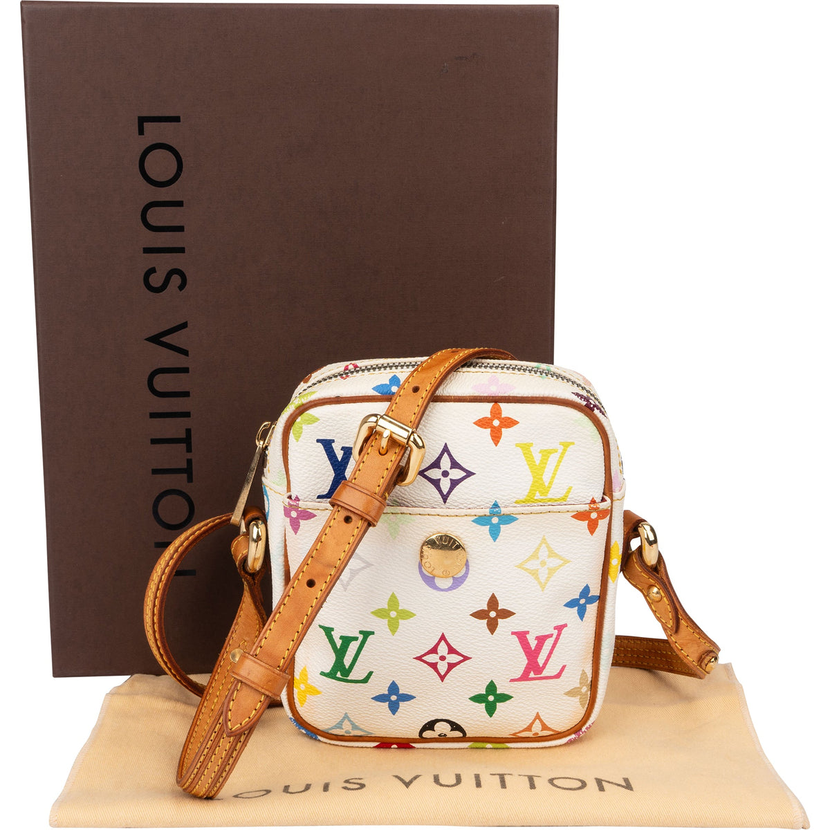 Louis Vuitton Rift aus Monogram Multicolore Canvas (Murakami, limitiert) – Ansicht 2