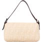 Fendi Monogram Zucca Baguette Shoulder Bag