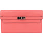 Hermès Pink Chevre Leather Kelly Wallet