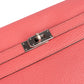 Hermès Pink Chevre Leather Kelly Wallet