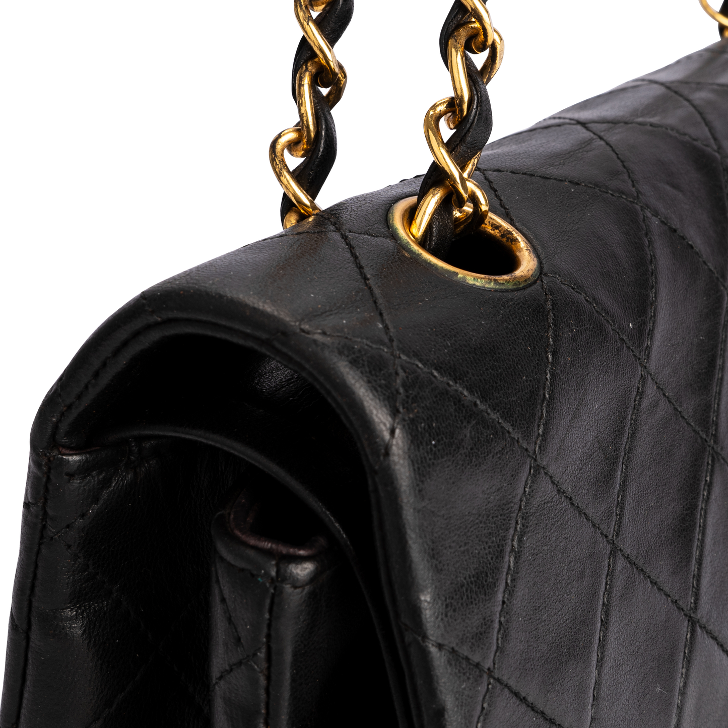 Chanel Quilted Lambskin 24K Gold Medium Double Flap Bag