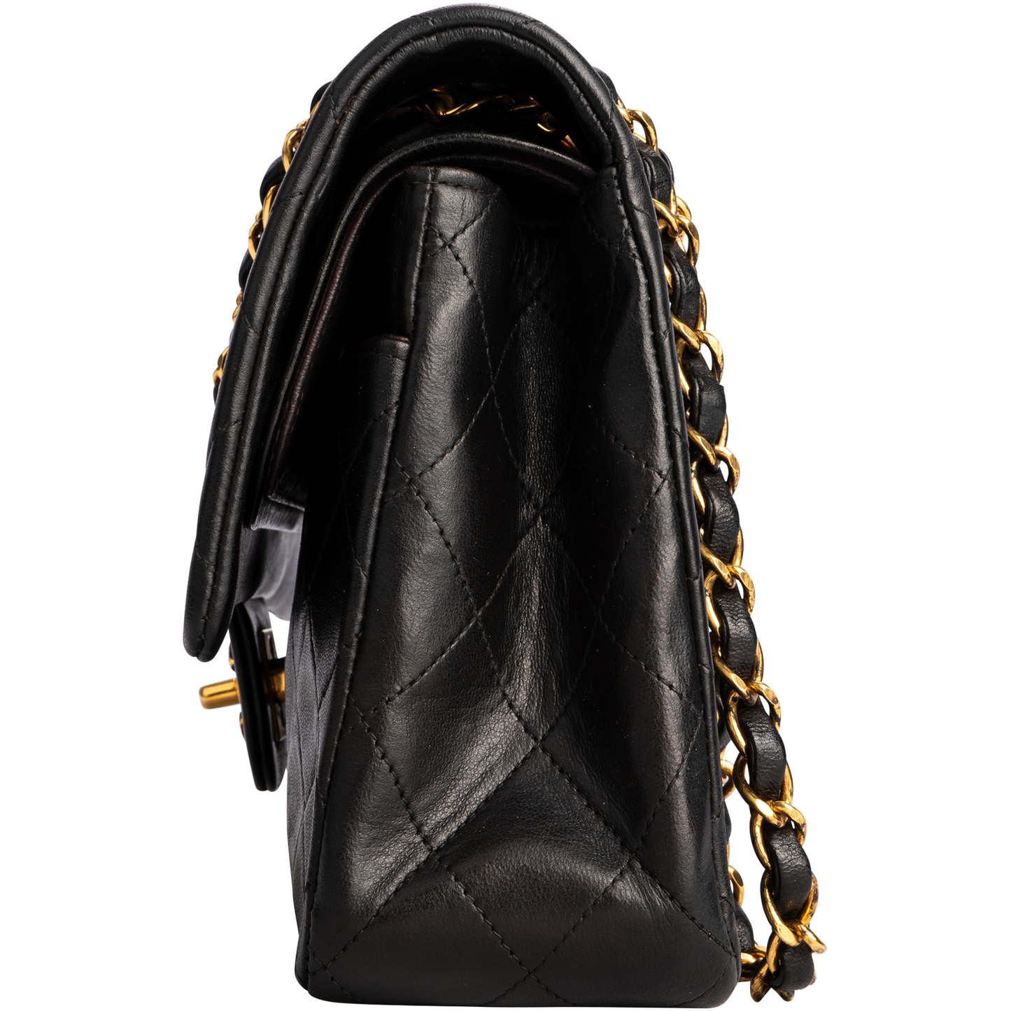 Chanel Quilted Lambskin 24K Gold Medium Double Flap Bag