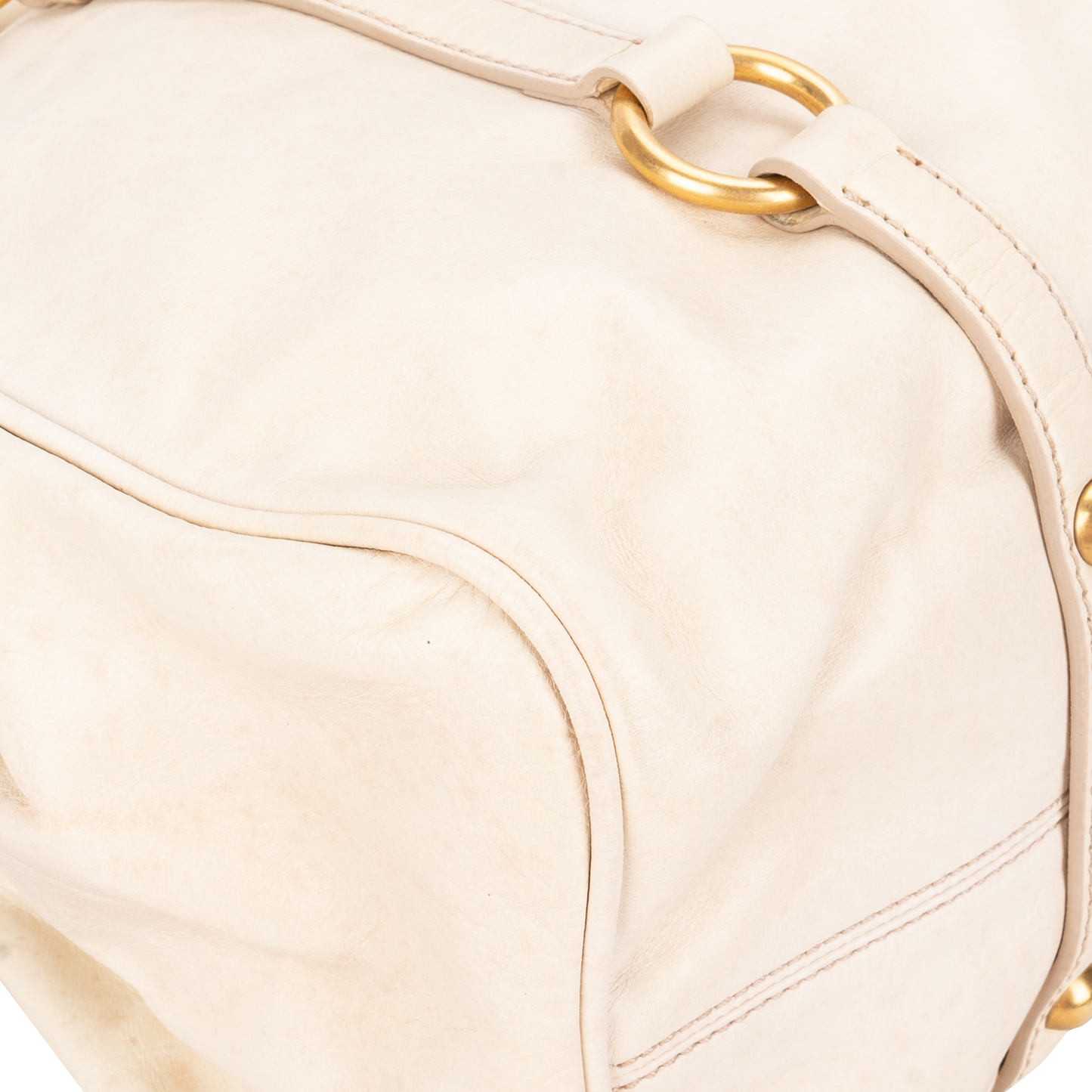 Miu Miu Vitello Lux Leather City Handbag