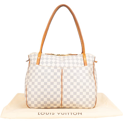 Louis Vuitton Damier Azur Monogram Figheri GM Shoulder Bag