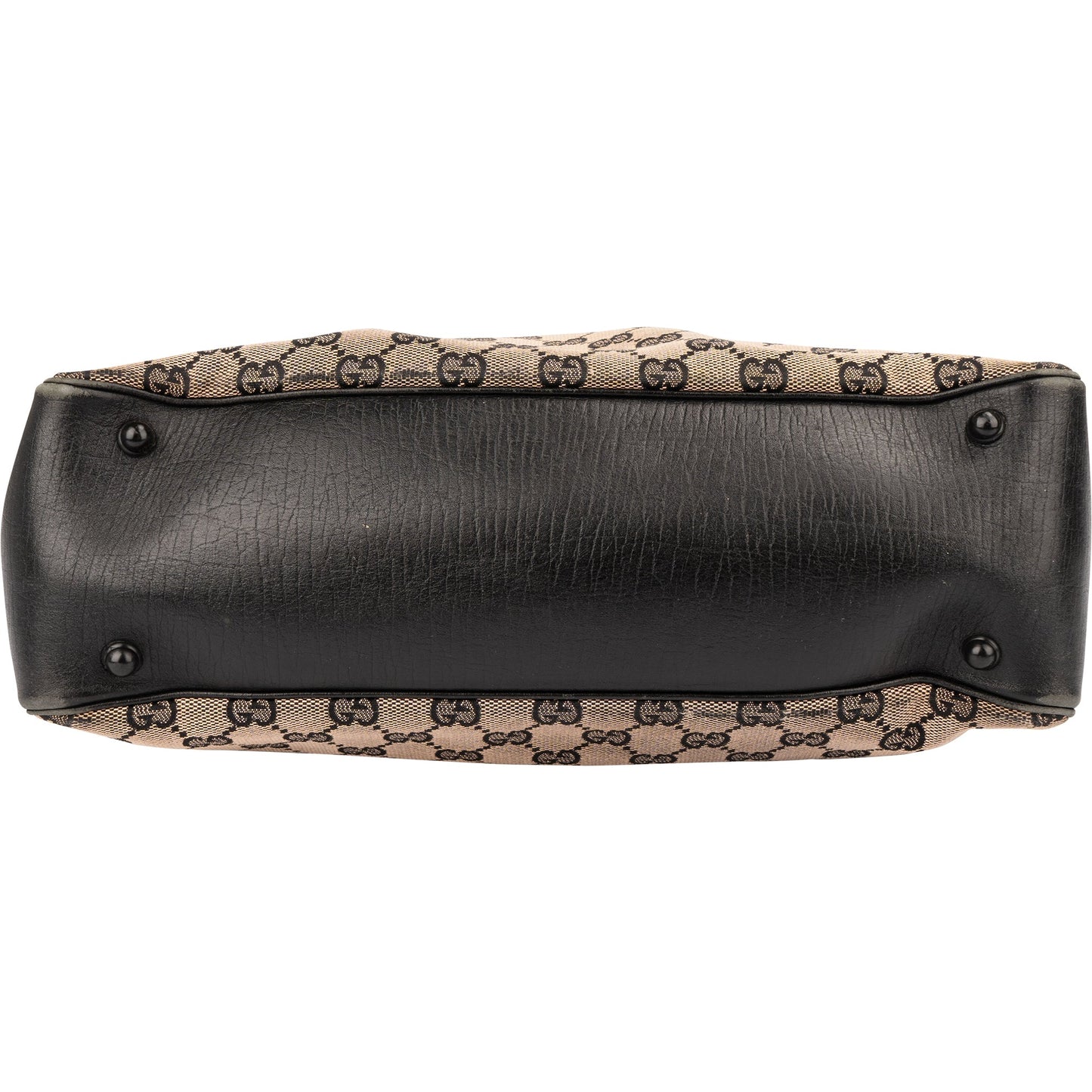 Gucci GG Monogram Bamboo Handbag