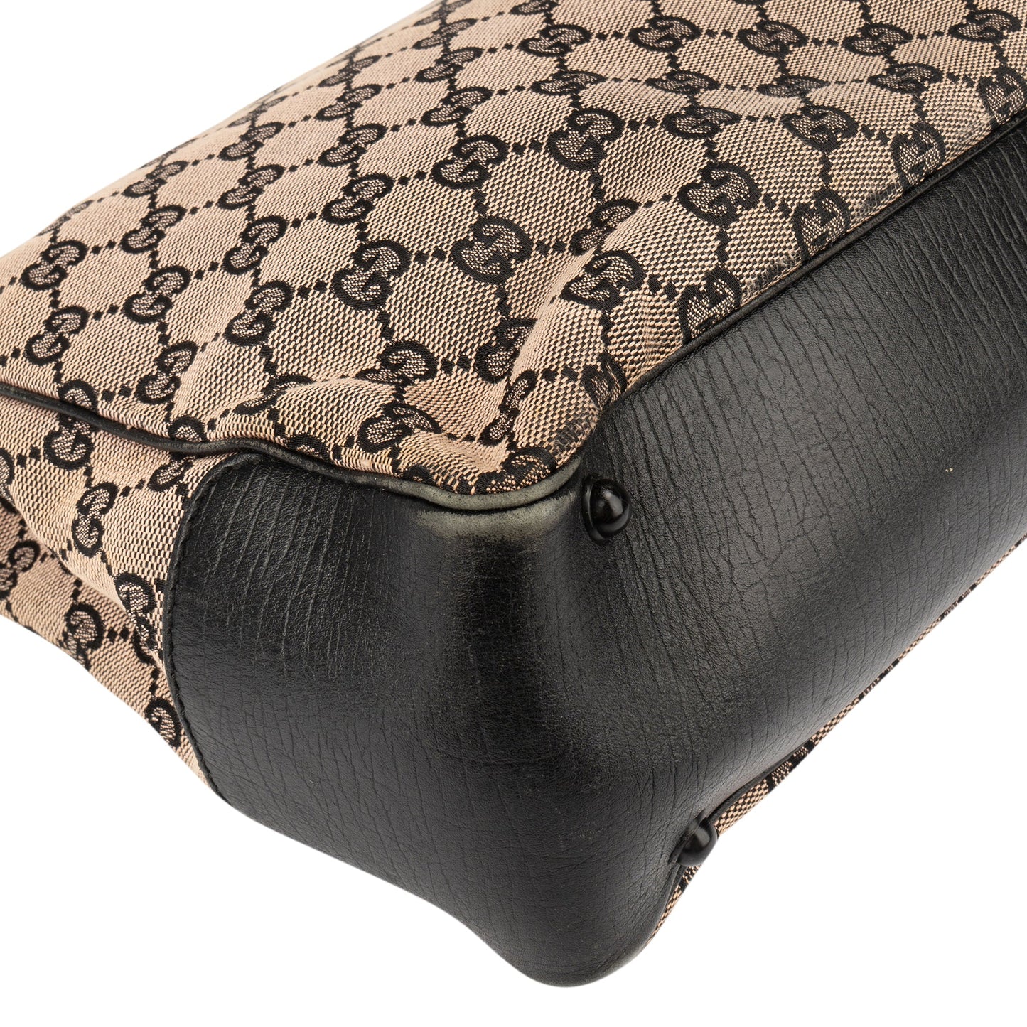 Gucci GG Monogram Bamboo Handbag