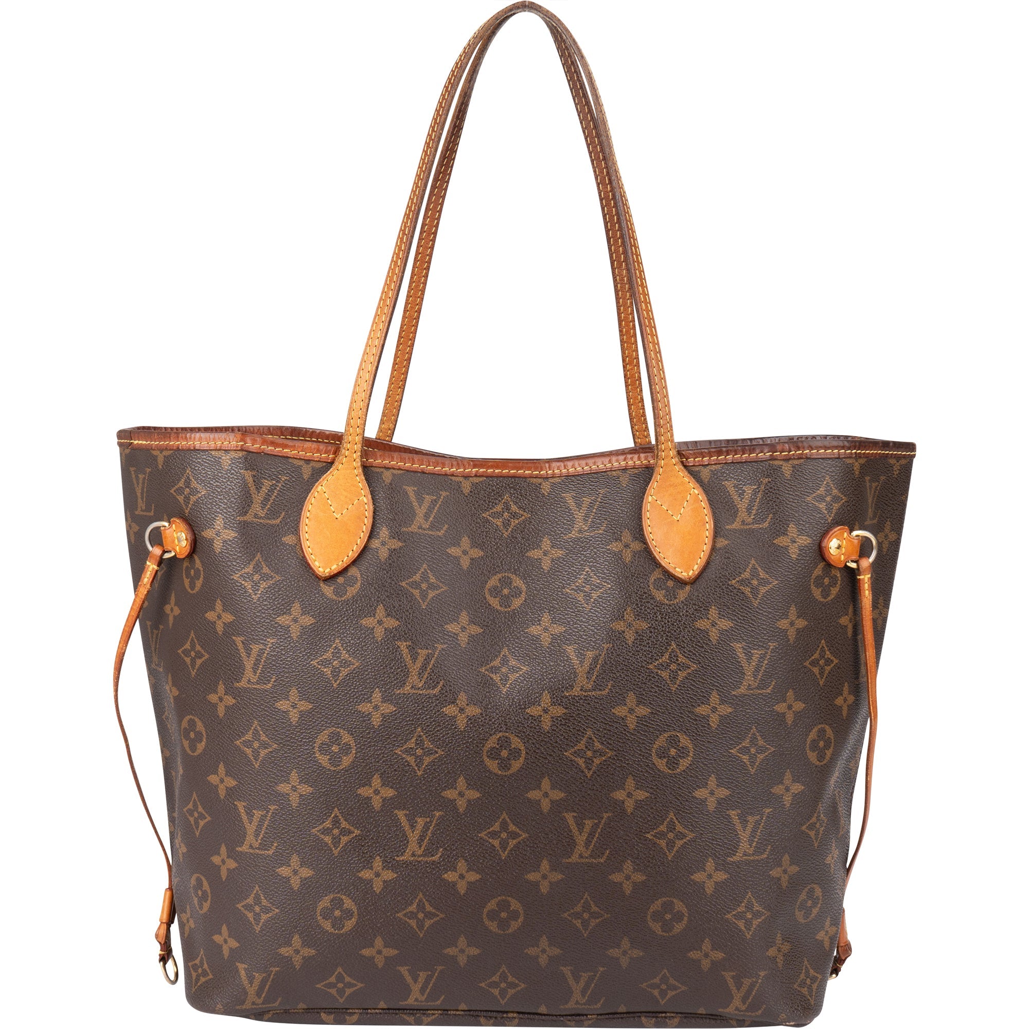 Louis Vuitton Canvas Monogram Neverfull MM Shopper Handbag