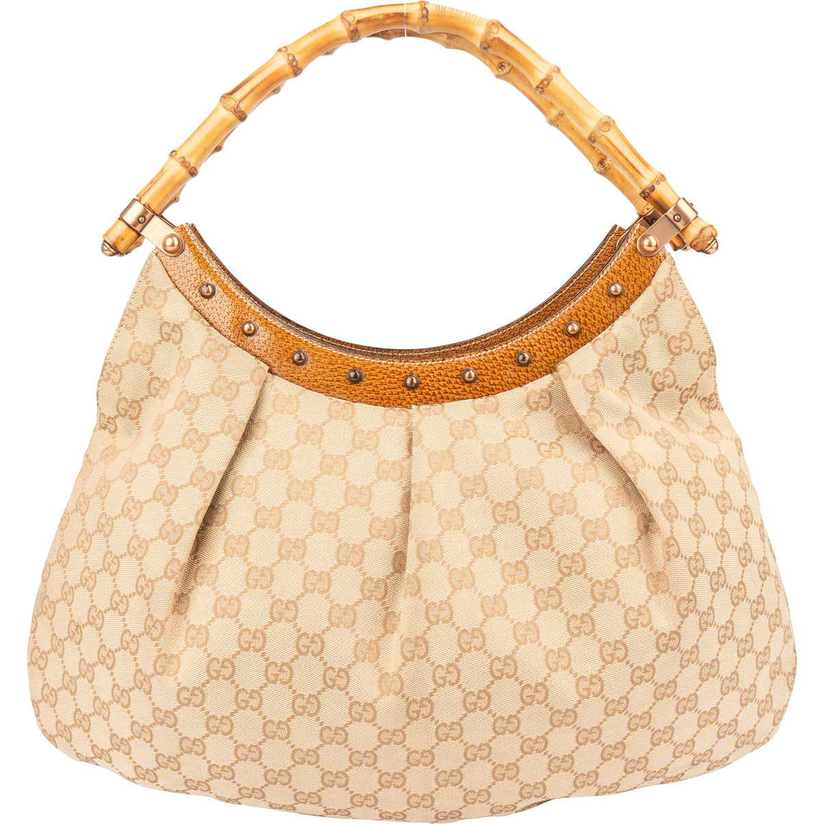 Gucci Bamboo aus GG Canvas – Vorderansicht