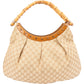 Gucci GG Monogram Bamboo Handbag