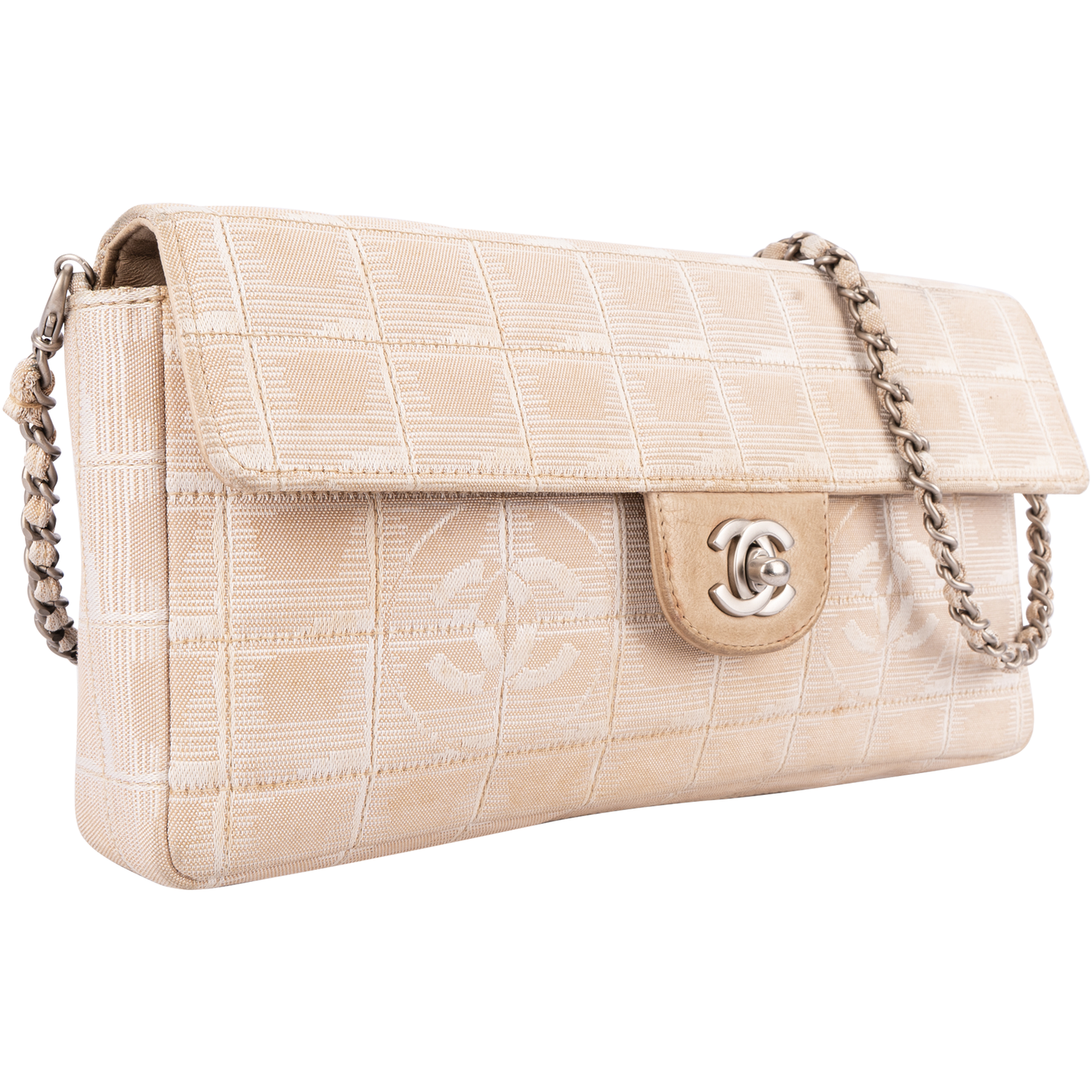 Chanel Travel Line East West Single Flap Shoulder Bag