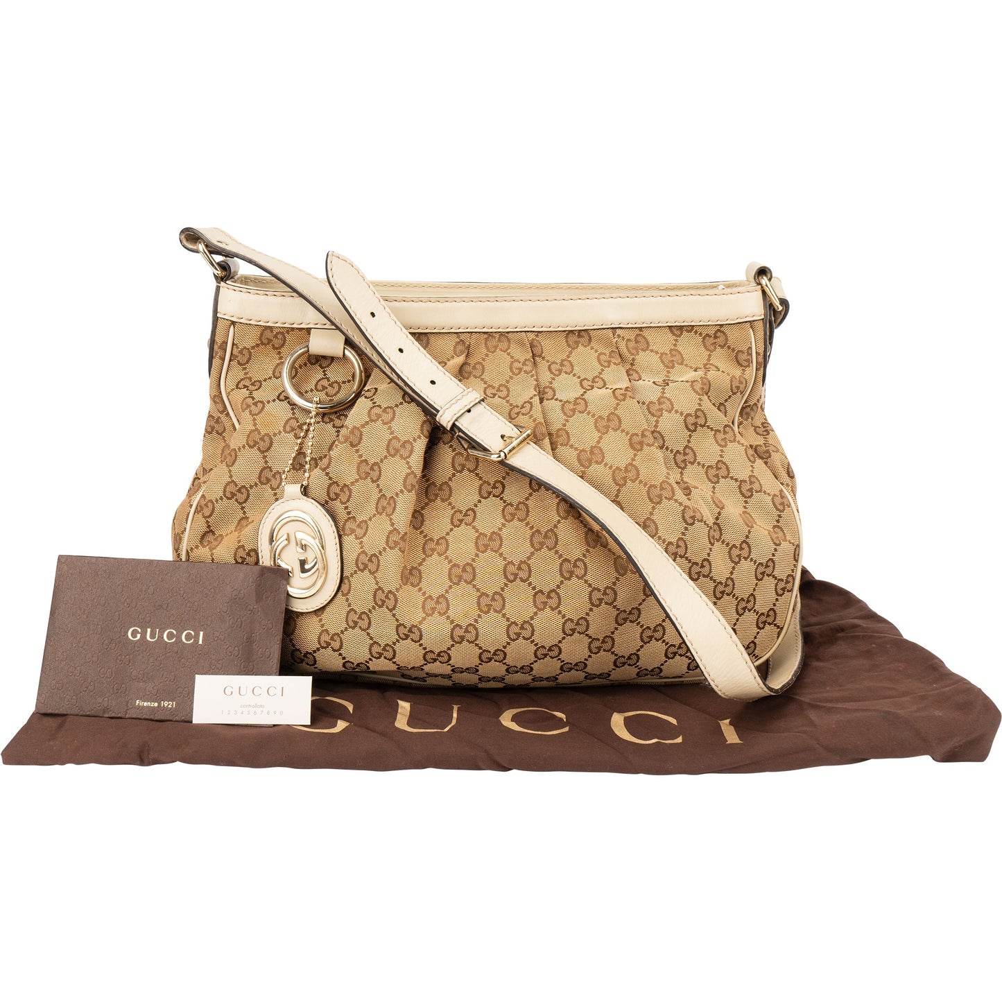 Gucci GG Monogram Sukey Crossbody Bag
