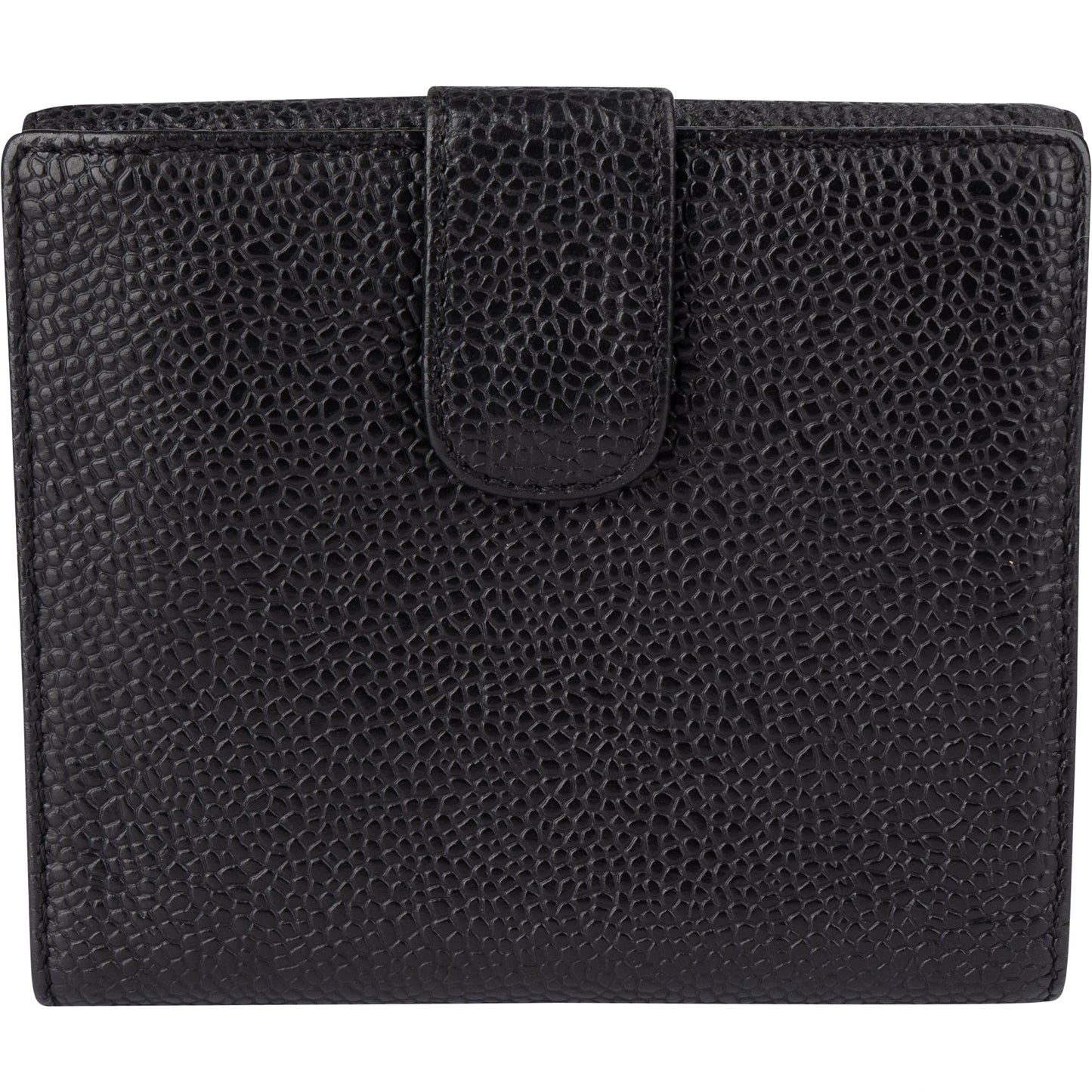 Chanel Noir Caviar Leather CC Wallet