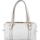Gucci White Leather GG Handbag