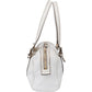 Gucci White Leather GG Handbag