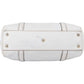 Gucci White Leather GG Handbag