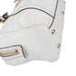 Gucci White Leather GG Handbag