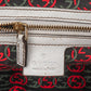 Gucci White Leather GG Handbag