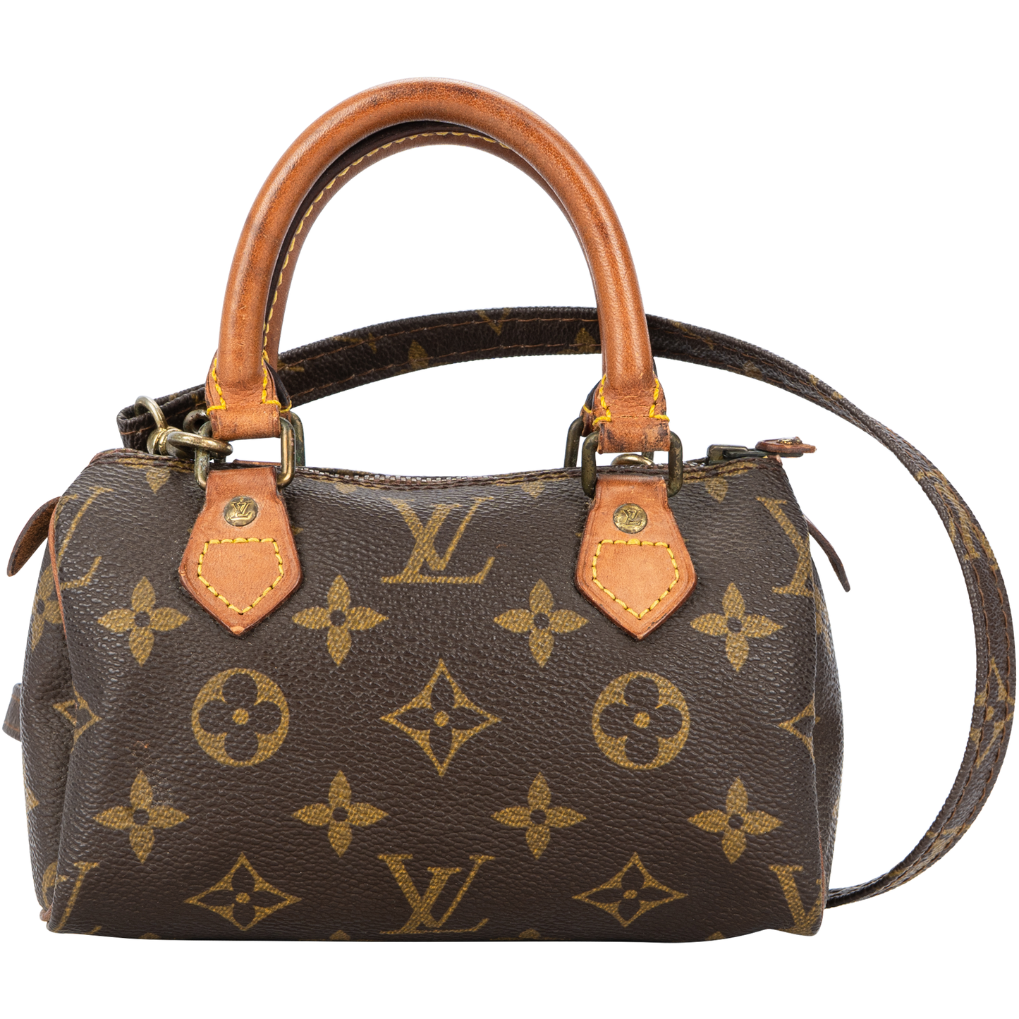 Louis Vuitton Canvas Monogram Mini Speedy Handbag