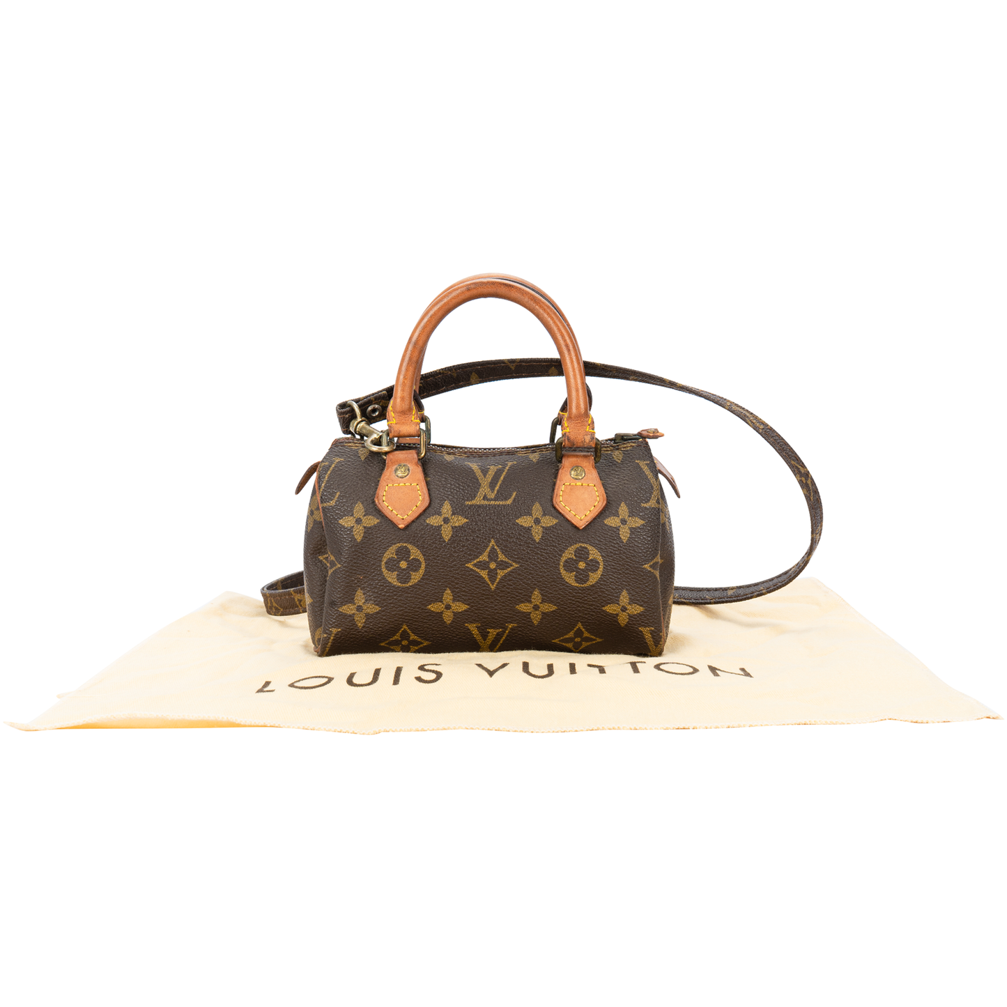 Louis Vuitton Canvas Monogram Mini Speedy Handbag