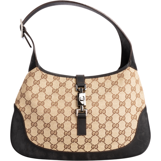 Gucci Monogram Jackie Shoulder Bag