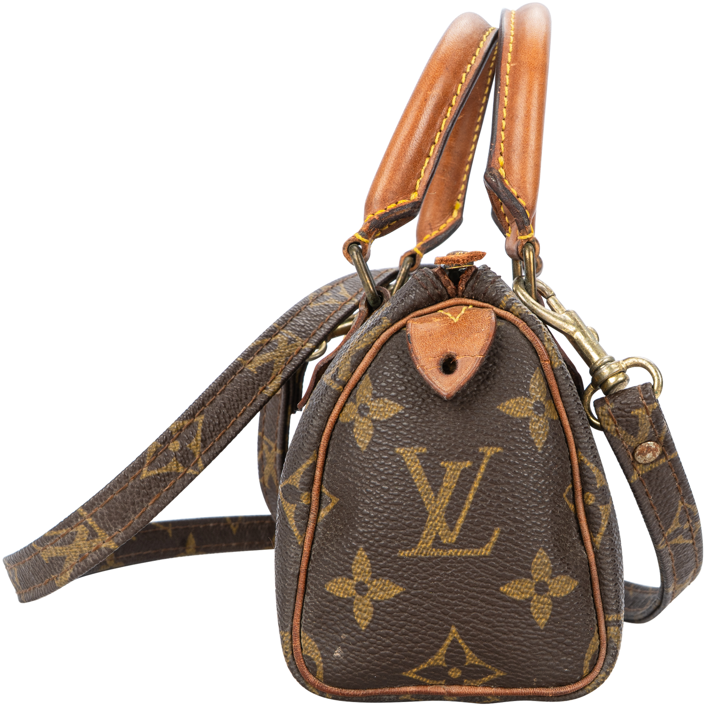 Louis Vuitton Canvas Monogram Mini Speedy Handbag