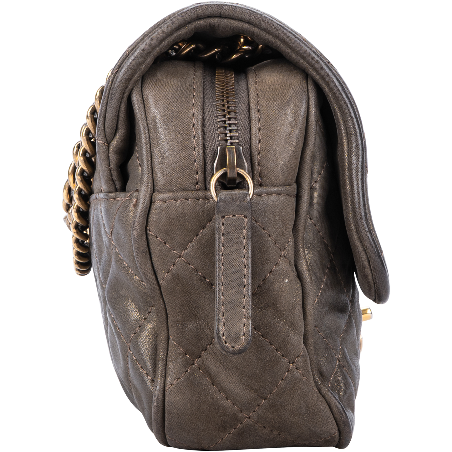 Chanel Quilted Caviar Leather Shiva Easy Flap Shoulder Bag