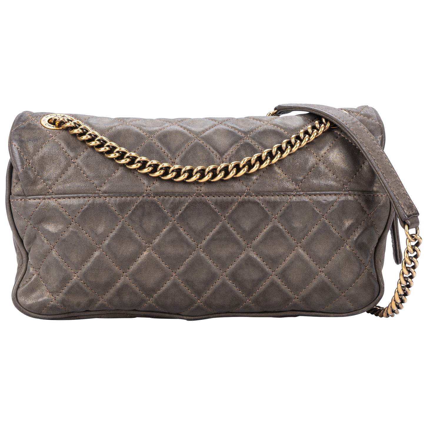 Chanel Quilted Caviar Leather Shiva Easy Flap Shoulder Bag
