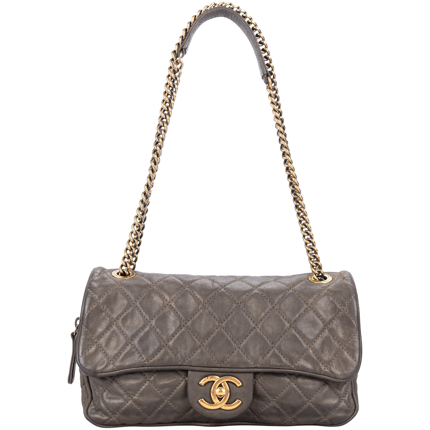 Chanel Quilted Caviar Leather Shiva Easy Flap Shoulder Bag