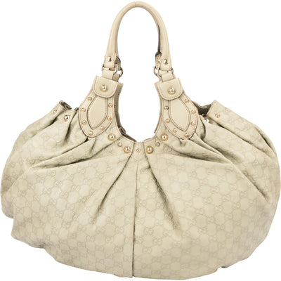 Gucci Leather GG Monogram Pelham Handbag
