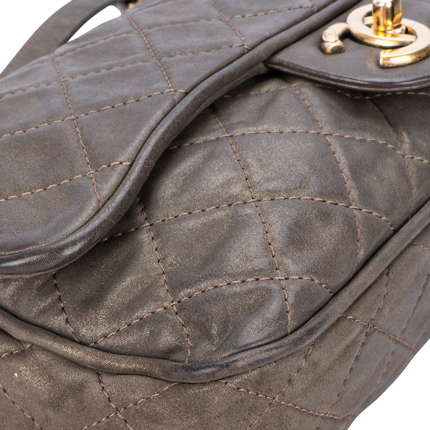Chanel Quilted Caviar Leather Shiva Easy Flap Shoulder Bag