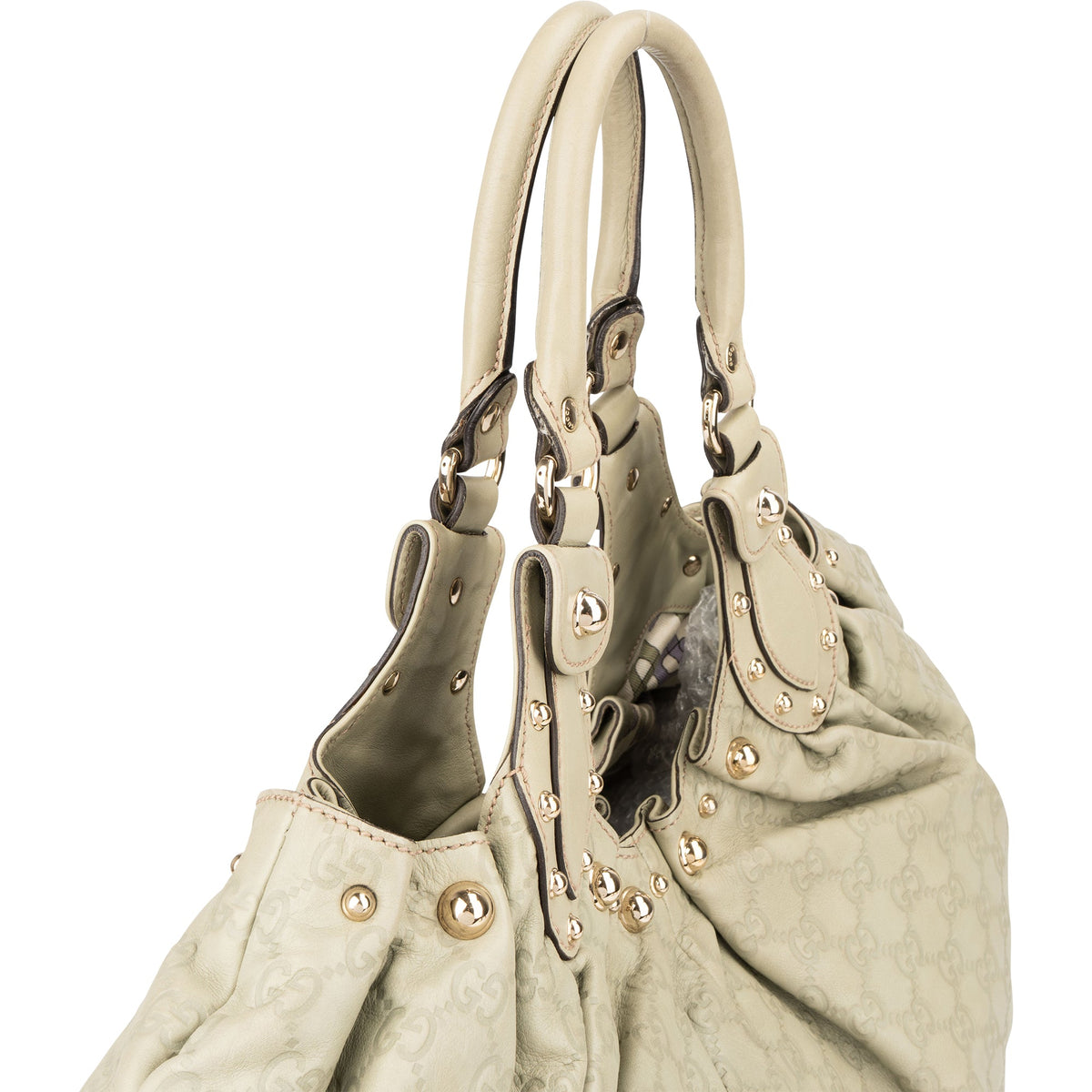 Gucci Leather GG Monogram Pelham Handbag