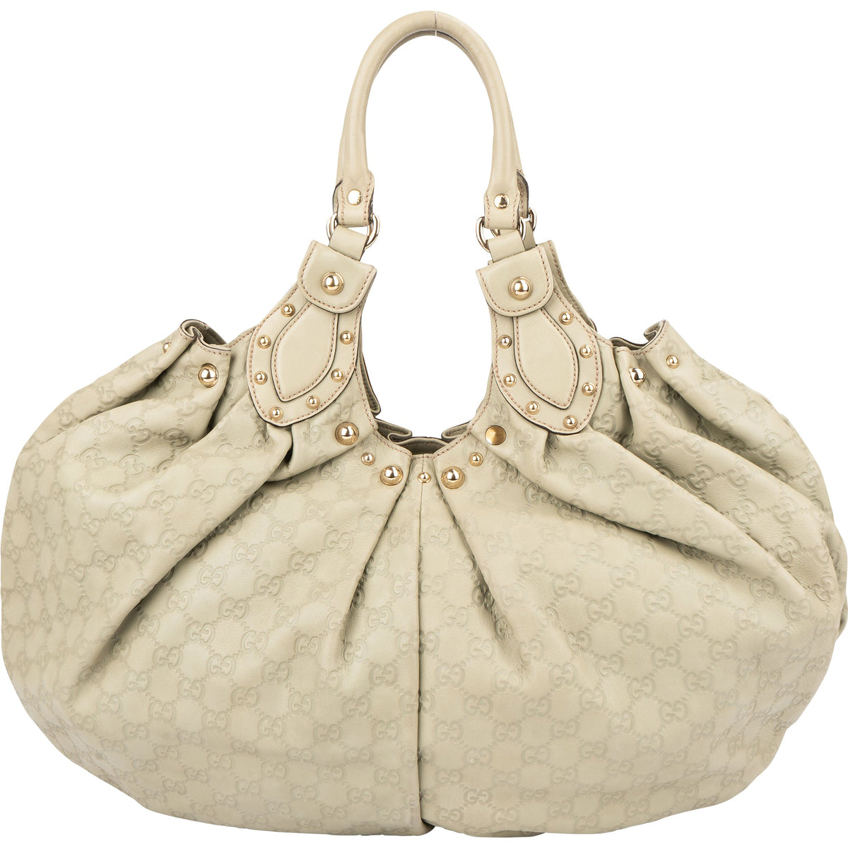 Gucci Leather GG Monogram Pelham Handbag