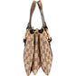 Gucci GG Monogram Golden Bamboo Handbag