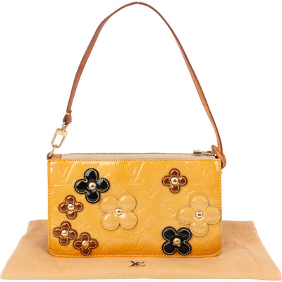 Louis Vuitton Limited Flower Vernis Monogram Lexington Pochette Handbag