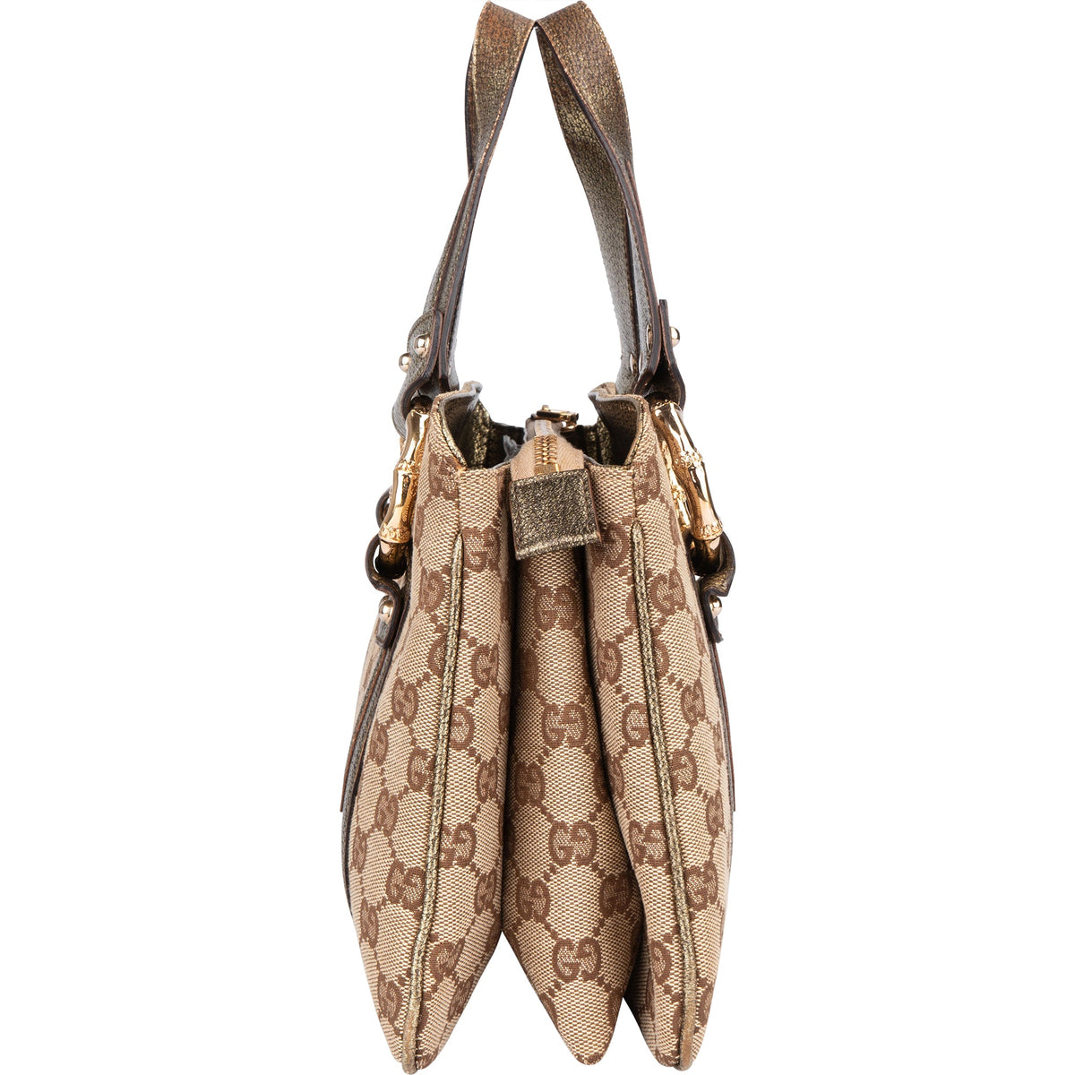 Gucci Golden Bamboo aus GG Canvas – Ansicht 6